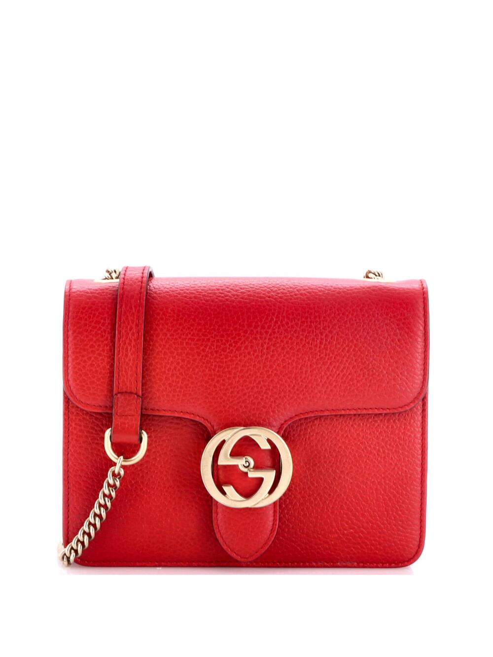 Gucci Interlocking Shoulder Bag Leather #348362G88B